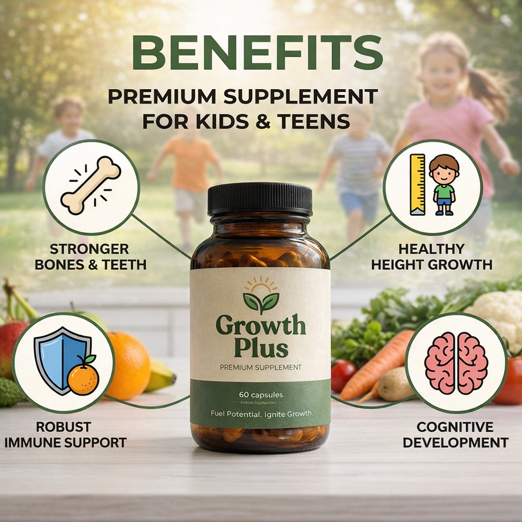 Clarive Growth Plus For Kids & Teens
