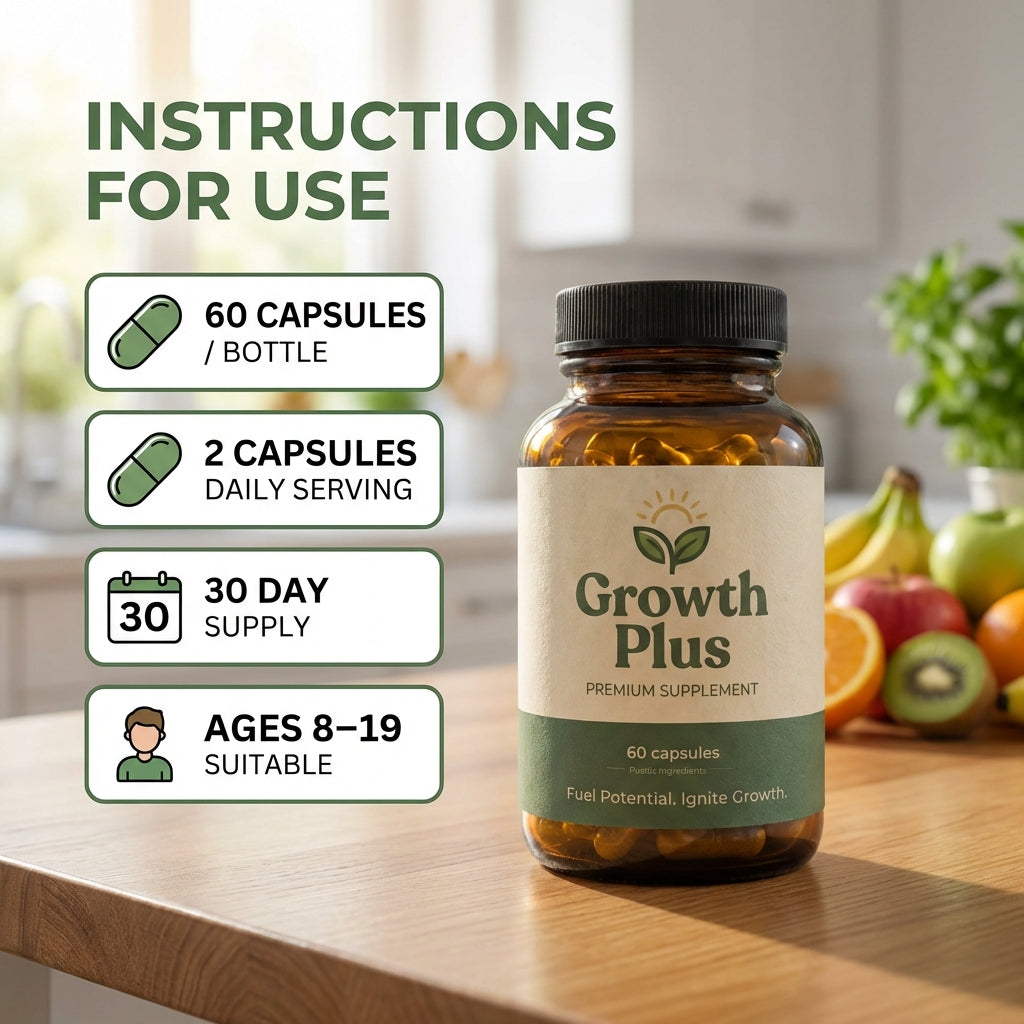 Clarive Growth Plus For Kids & Teens